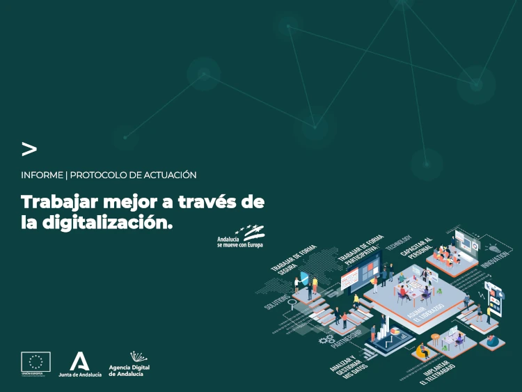 Portada de la publicación: Trabajar mejor a través de la digitalización