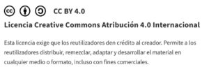 Licencia Creative Commons Atribución 4.0 Internacional