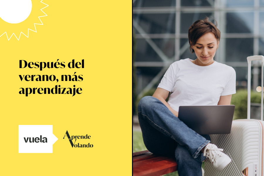 Mujer con un portátil