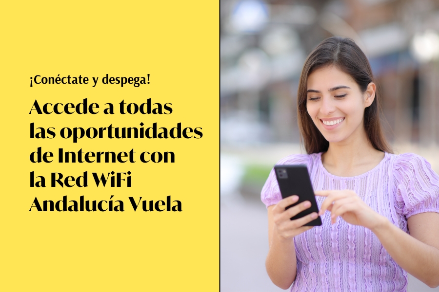 Mujer usando un móvil